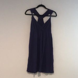 Gap purple twist back dress